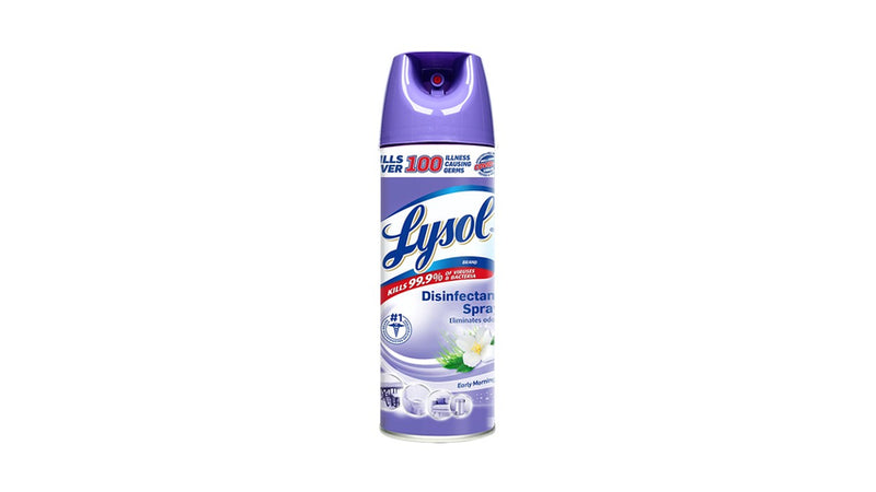 LYSOL DISINFECTANT SPRAY EARLY MORNING BREEZE (VIOLET) 340G