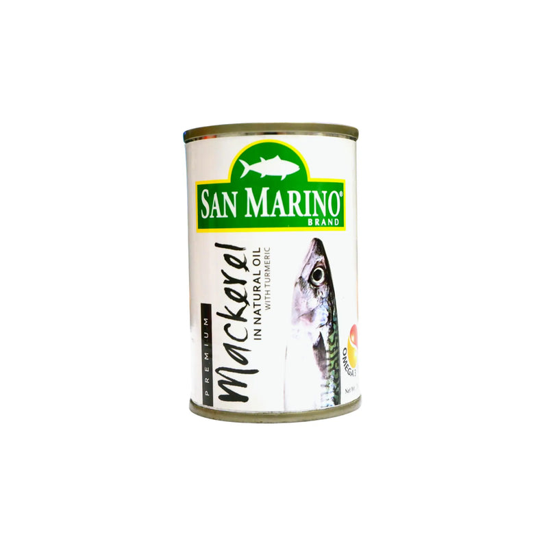 SAN MARINO MACKEREL PREMIUM IN NATURAL OIL 165G