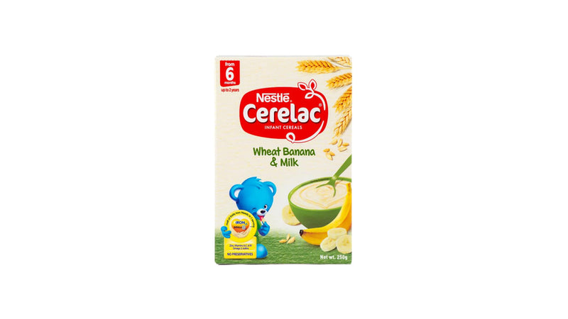 CERELAC WHEAT BANANA & MILK 250G