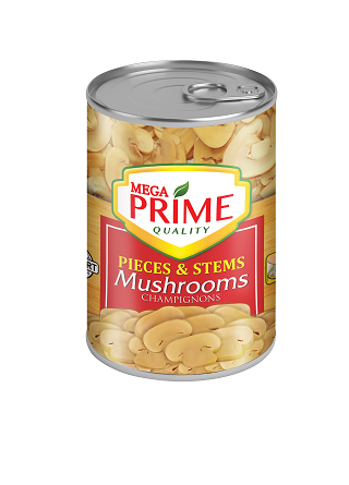 MEGA PRIME MUSHROOM PIECES & STEMS 425G