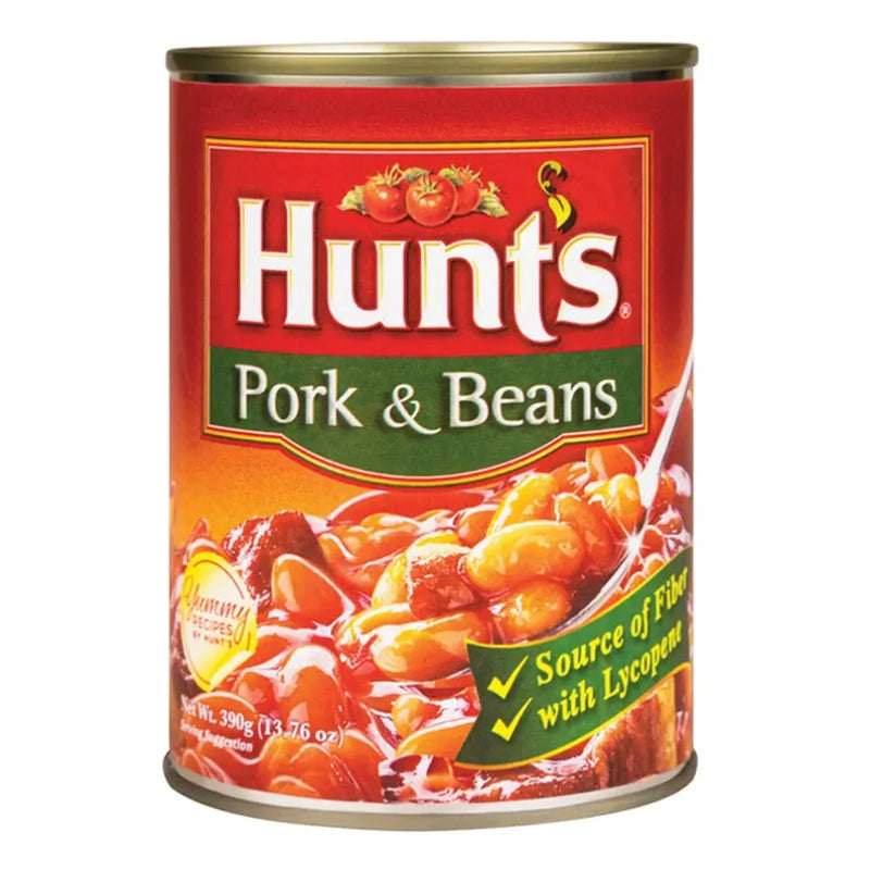 HUNT'S PORK & BEANS ORIGINAL CANNED 390G