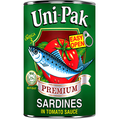 UNI-PAK SARDINES GREEN 155G