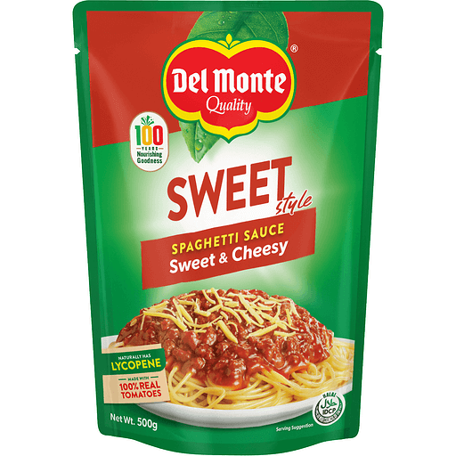 DEL MONTE SPAGHETTI SAUCE SWEET 500G