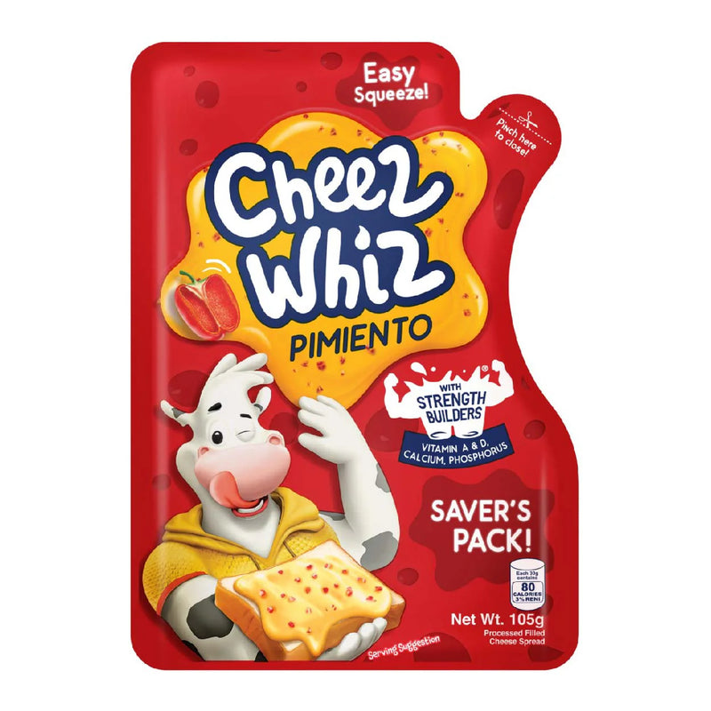 CHEEZ WHIZ PIMIENTO EASY SQUEEZE 105G