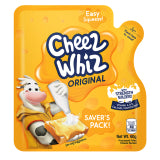 CHEEZ WHIZ PLAIN EASY SQUEEZE 60G