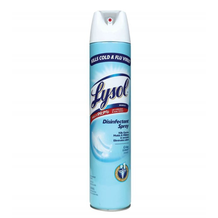 LYSOL DISINFECTANT SPRAY CRISP LINEN (WHITE) 510G