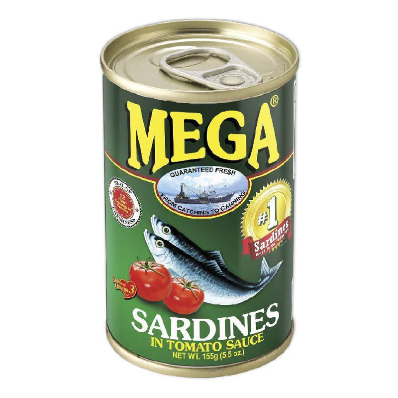 MEGA SARDINES TOMATO EASY OPEN 155G
