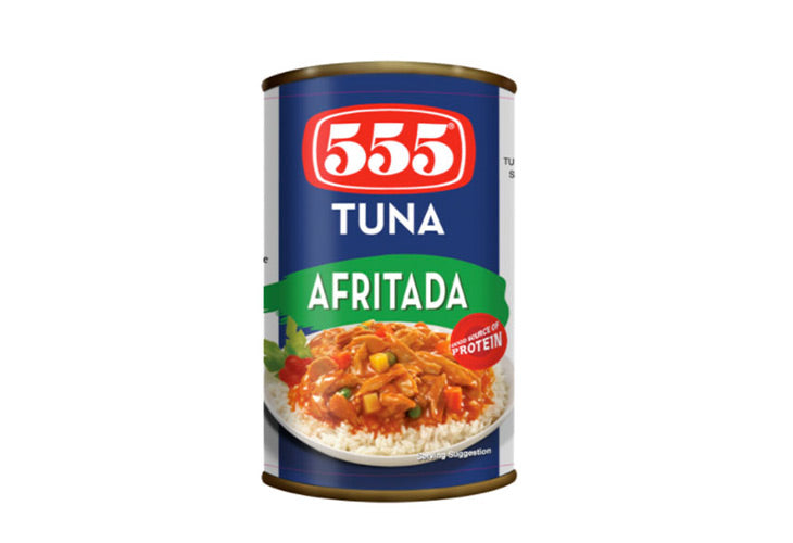 555 TUNA FLAKES AFRITADA EOE 155G