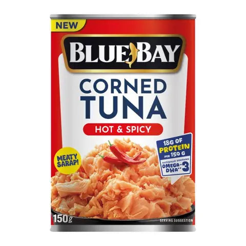 BLUE BAY CORNED TUNA HOT & SPICY 150G