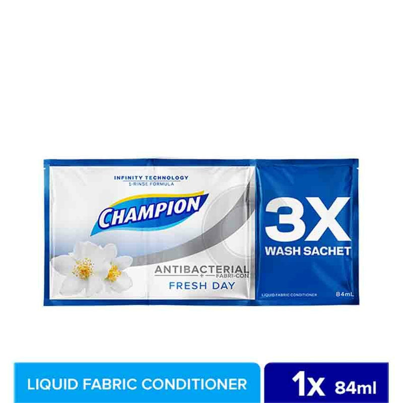 CHAMPION FABRIC CONDITIONER FRESH DAY (BLUE) 84ML