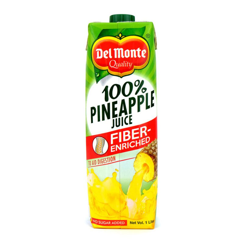DEL MONTE JUICE PINEAPPLE W/ FIBER 1L