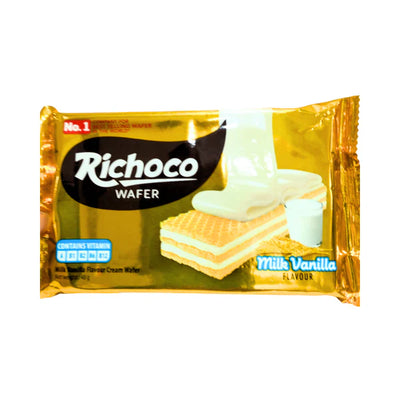 RICHOCO MILK VANILLA WAFER 50G (48G)
