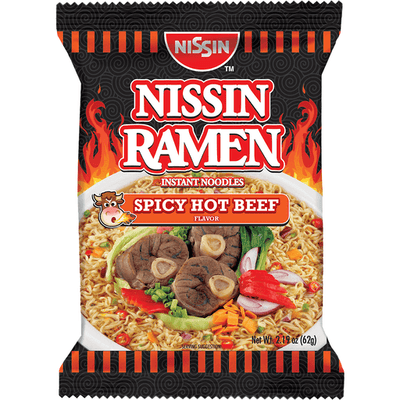 NISSIN RAMEN BEEF SPICY 62G