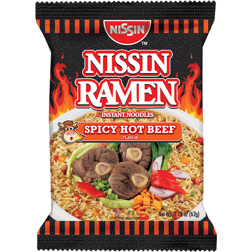 NISSIN RAMEN BEEF SPICY 62G