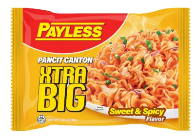 PAYLESS PANCIT CANTON SWEET & SPICY XTRA BIG 125G