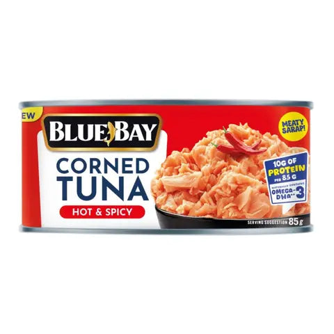 BLUE BAY CORNED TUNA HOT & SPICY 85G