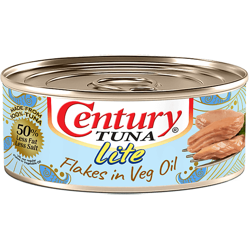 CENTURY TUNA FLAKES IN VEGETABLE OIL LITE EOE 180G
