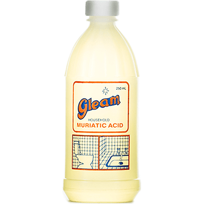 GLEAM MURIATIC ACID HOUSEHOLD 250ML