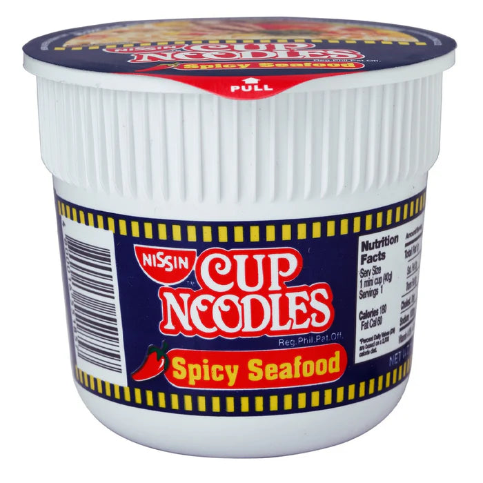 NISSIN MINI CUP NOODLES SEAFOOD SPICY 40G