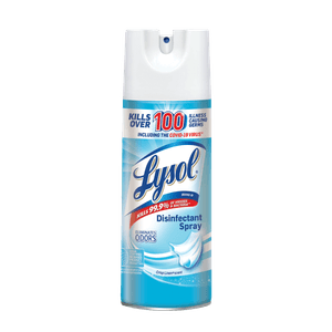 LYSOL DISINFECTANT SPRAY CRISP LINEN (WHITE) 340G