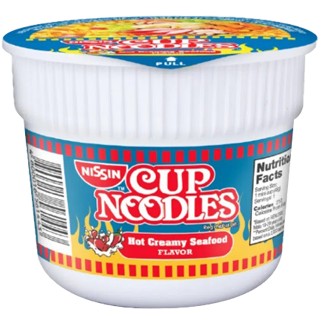 NISSIN MINI CUP NOODLES SEAFOOD HOT CREAMY 48G