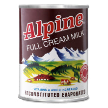ALPINE FULL CREAM EVAPORATED MILK 360ML