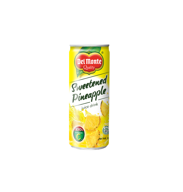 DEL MONTE JUICE SWEETENED PINEAPPLE 220ML