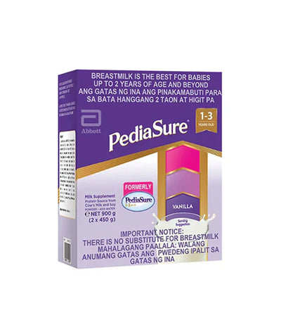 PEDIASURE GROWING-UP MILK 1-3YRS VANILLA 900G