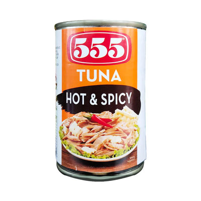 555 TUNA FLAKES HOT & SPICY EOE 155G