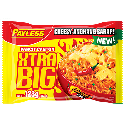 PAYLESS PANCIT CANTON CHILI CHEESE XTRA BIG 128G