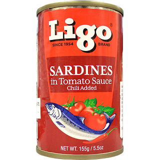 LIGO SARDINES RED EASY OPEN 155G-P