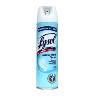 LYSOL DISINFECTANT SPRAY CRISP LINEN (WHITE) 170G
