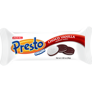 PRESTO CREAMS VANILLA 80G