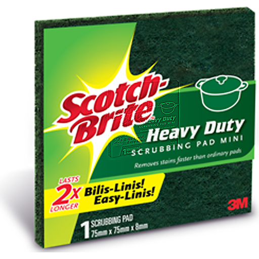 SCOTCH BRITE SCRUB PAD MINI 1'S