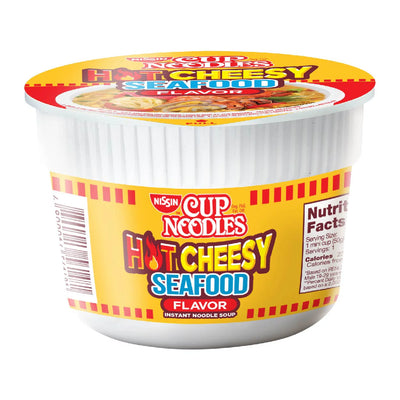 NISSIN MINI CUP NOODLES SEAFOOD HOT CHEESY 50G
