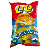 LALA FISH CRACKERS SALT & VINEGAR 100G