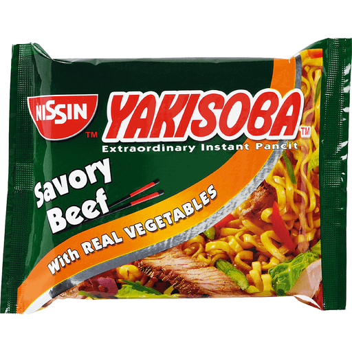 NISSIN YAKISOBA SAVORY BEEF 59G