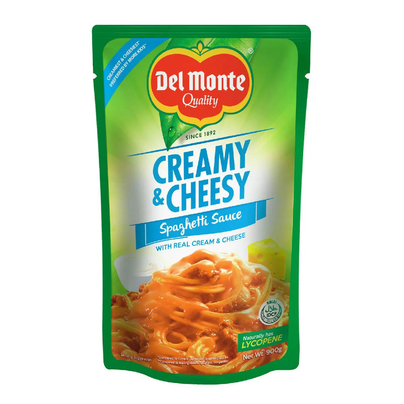 DEL MONTE SPAGHETTI SAUCE CREAMY & CHEESY 900G