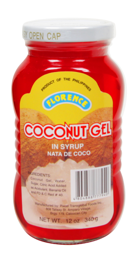 FLORENCE NATA DE COCO RED 12OZ
