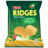 OISHI RIDGES ONION & GARLIC 60G