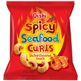 OISHI SPICY SEAFOOD CURLS 24G