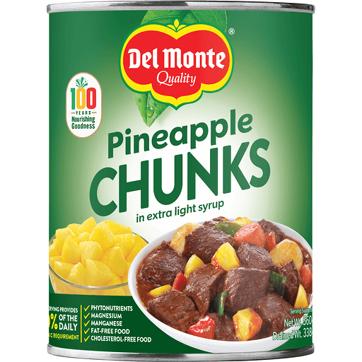 DEL MONTE PINEAPPLE CHUNKS 560G