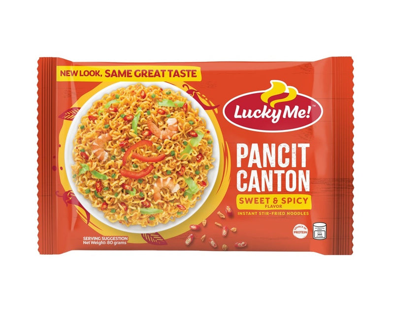 LUCKY ME! INSTANT PANCIT CANTON SWEET&SPICY 60G