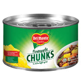 DEL MONTE PINEAPPLE CHUNKS 227G
