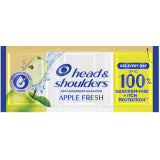 HEAD & SHOULDERS SHAMPOO APPLE FRESH LIGHT GREEN12ML