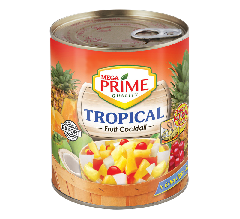 MEGA PRIME TROPICAL FRUIT COCKTAIL 822G