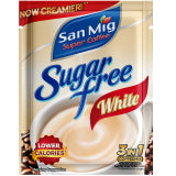 SAN MIG COFFEE WHITE SUGARFREE (STRIPS) 10G