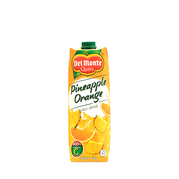 DEL MONTE JUICE PINEAPPLE ORANGE 1L