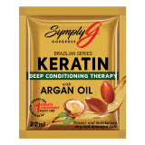 SYMPLY G CONDITIONER KERATIN W/ ARGAN OIL (GOLD) 22ML