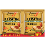 SYMPLY G CONDITIONER KERATIN W/ ARGAN OIL TWIN PACK (GOLD) 2/20ML -P